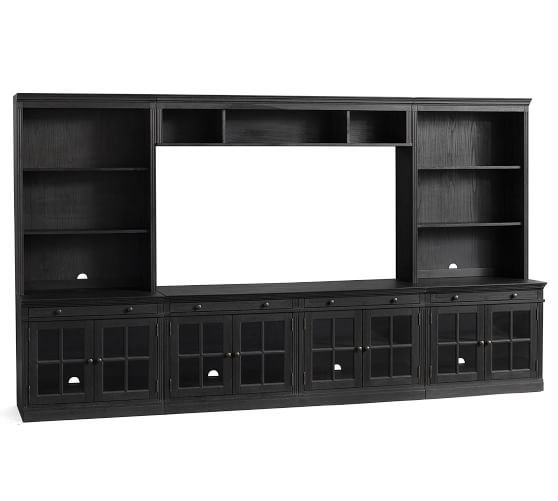 Livingston 7Piece Entertainment Center Pottery Barn
