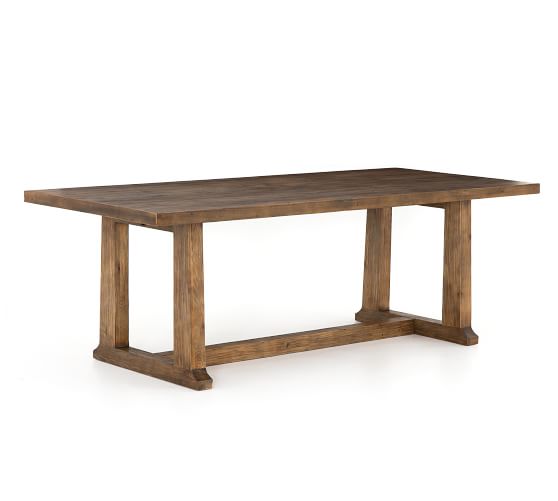 Jade Reclaimed Wood Dining Table Pottery Barn