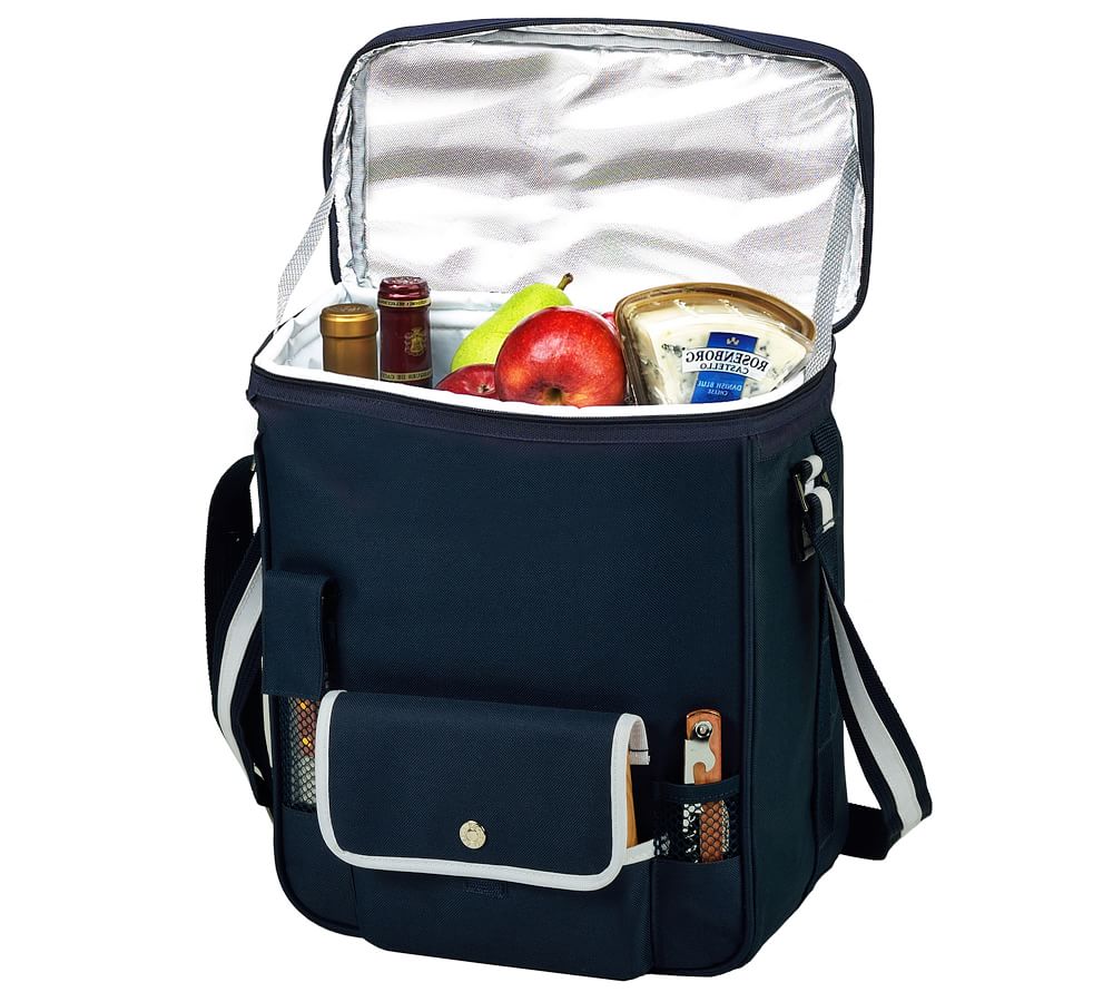 wine and cheese picnic tote