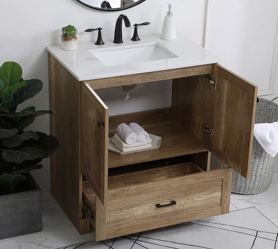 Alderson 30 Single Sink Vanity, 30 Inch Bathroom Vanity With Drawers Only