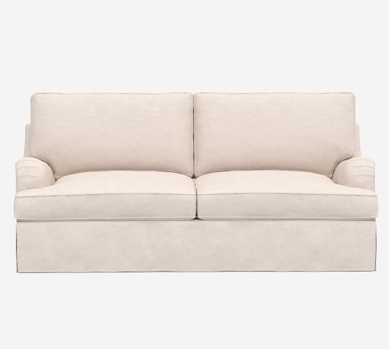 Pb English Arm Slipcovered Sleeper Sofa With Memory Foam Mattress Pottery Barn Pb English Arm Slipcovered Sleeper Sofa, Slipcover Sleeper Sofa Sectional