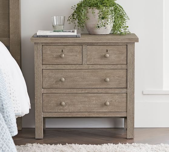 Farmhouse 28 5 4 Drawer Nightstand Pottery Barn