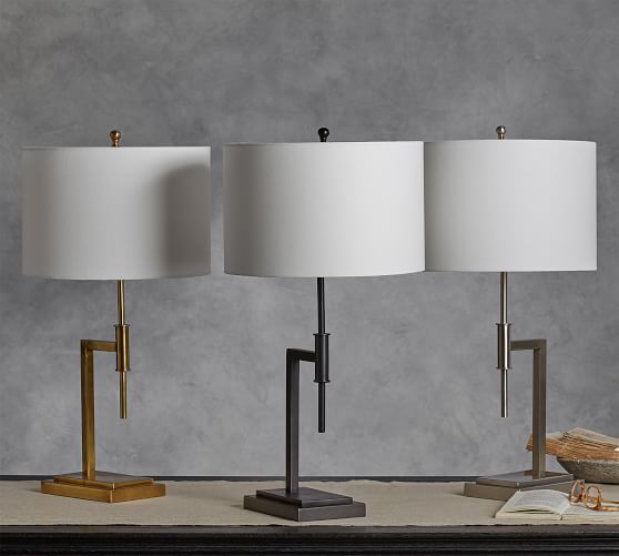 Atticus Table Lamp Pottery Barn Atticus Table Lamp Pottery Barn, Metal Table Lamps