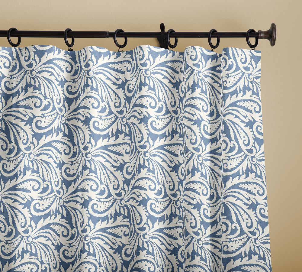 Wynnfield Paisley Print Curtain Pottery Barn