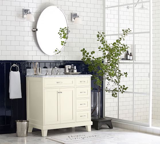 Custom Classic 36 Asymmetric Single, How To Get A Custom Bathroom Vanity
