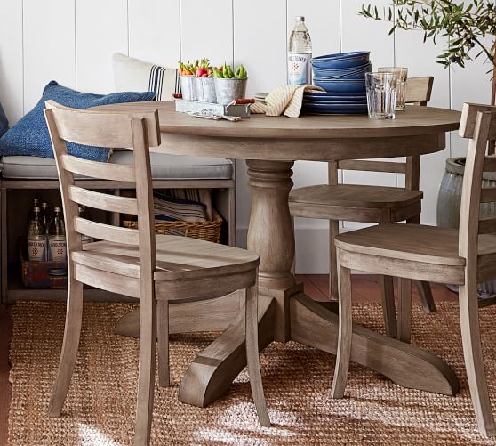Owen Round Pedestal Extending Dining, Pottery Barn Tables Round