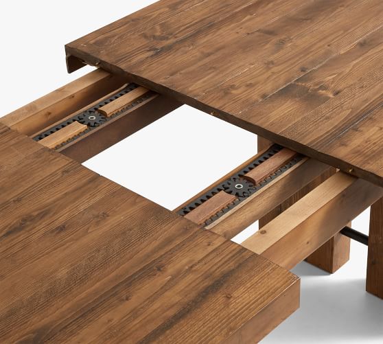 North Reclaimed Wood Extending Dining, Round Extendable Dining Table Reclaimed Wood