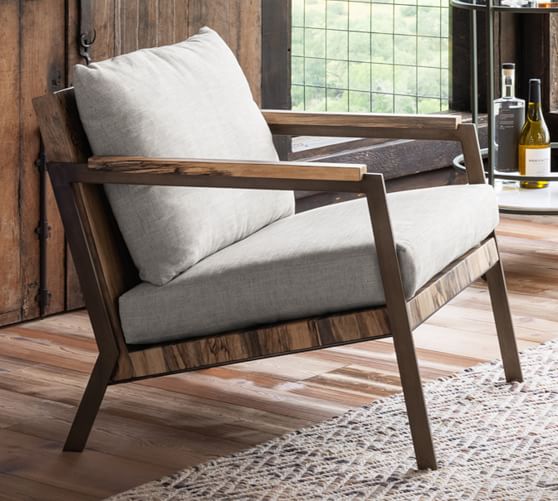 pottery barn living room chairs
