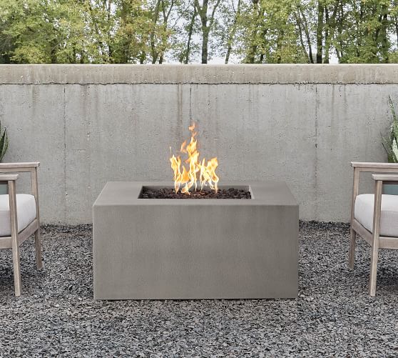 Abbott Concrete 40 Square Propane Fire, Propane Fire Pit Coffee Table