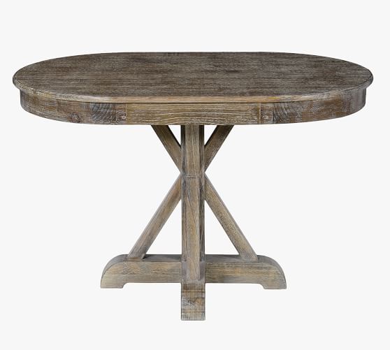 pottery barn oval table