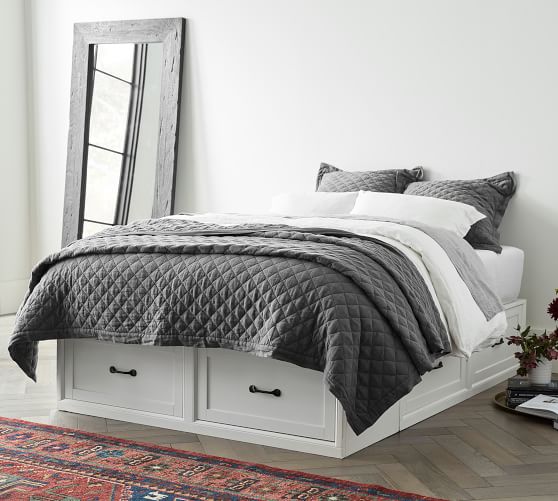 Stratton Storage Platform Bed Frame, What Is A Bed With Storage Underneath Called