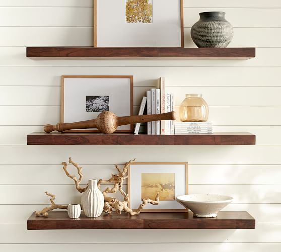 brighton floating wood shelves pottery barn bathroom plastic