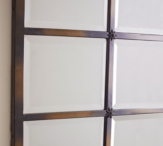 Eagan Large Multipanel Wall Mirror 44 X 55 Pottery Barn Eagan Large Multipanel Wall Mirror 44, Eagan Multipanel Mirror Large Bronze Finish