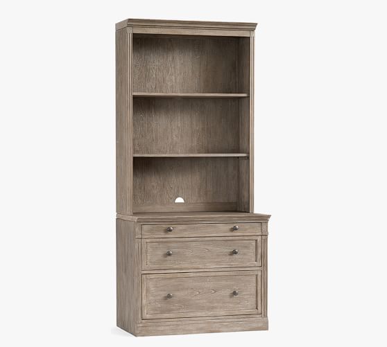 book case with drawers