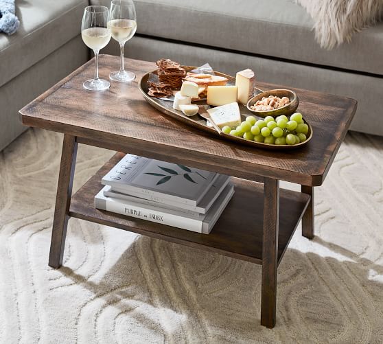 Coffee Table Pottery Barn : St Johns Expandable Coffee Table Pottery Barn - Pottery barn wood coffee and media tables.