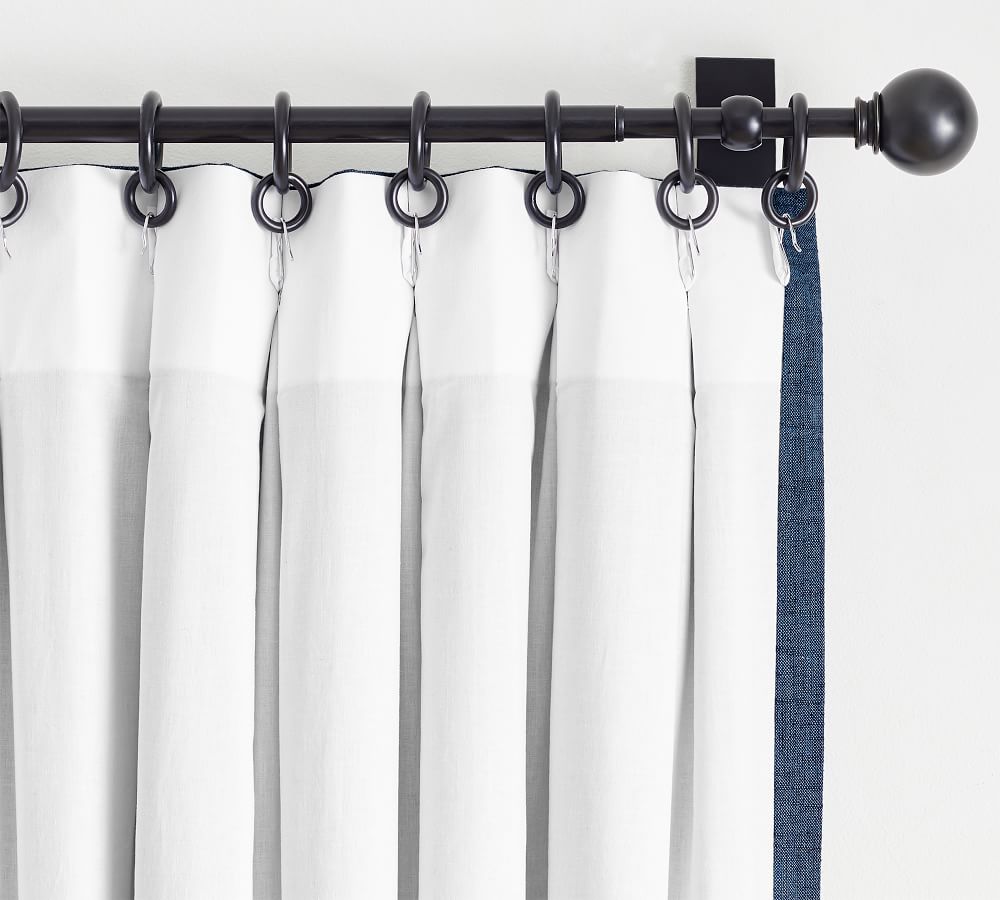 emery linen pinch pleat curtain