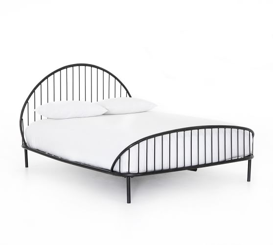 Laurina Metal Platform Bed Pottery Barn, Pottery Barn Metal Bed Frame Assembly