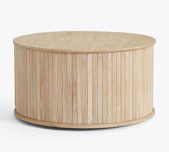 tambour end table