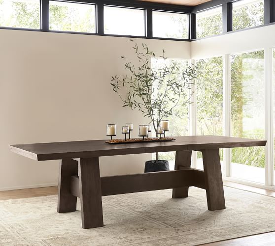 Madera Extending Dining Table Pottery Barn