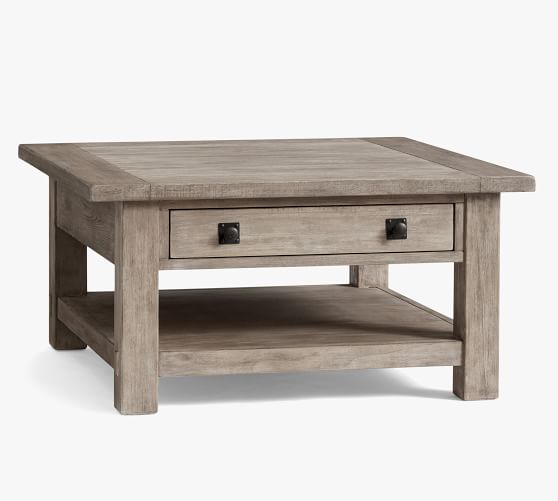 Benchwright 36 Square Coffee Table, Bench Coffee Table Narrow