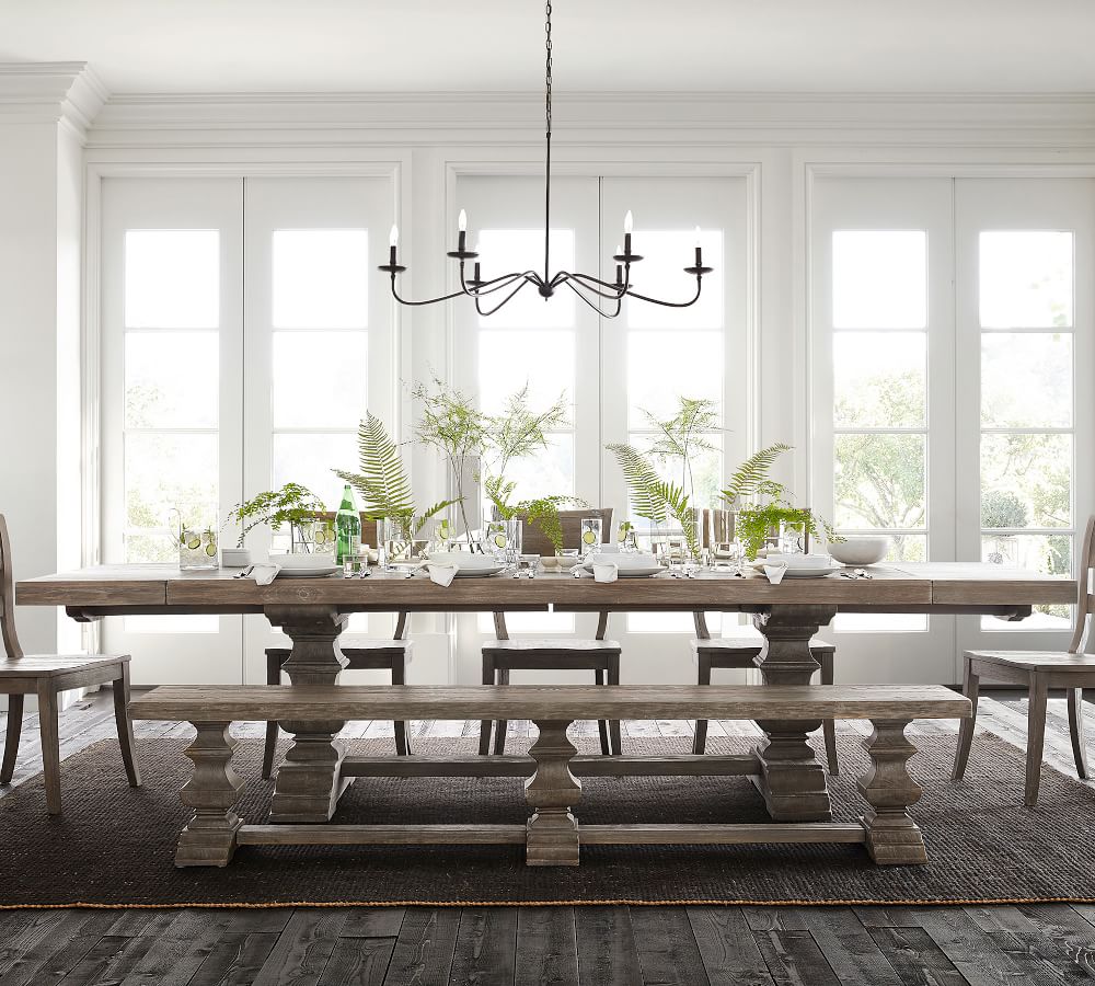 Banks Extending Dining Table Pottery Barn