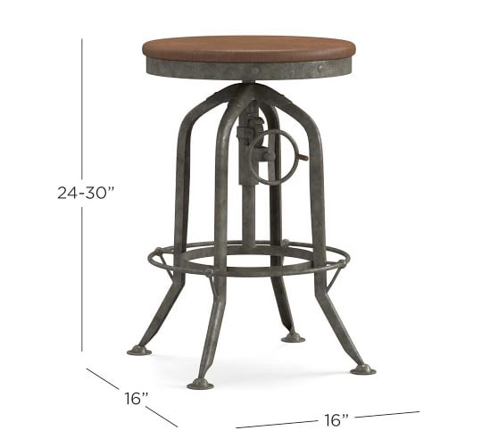 Pittsburgh Adjustable Height Bar Stool, How Tall Are Bar Stools Supposed To Be