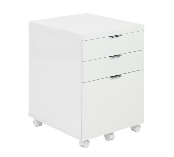 3 Drawer File Cabinet Pottery Barn, White Lacquer File Cabinet Ikea
