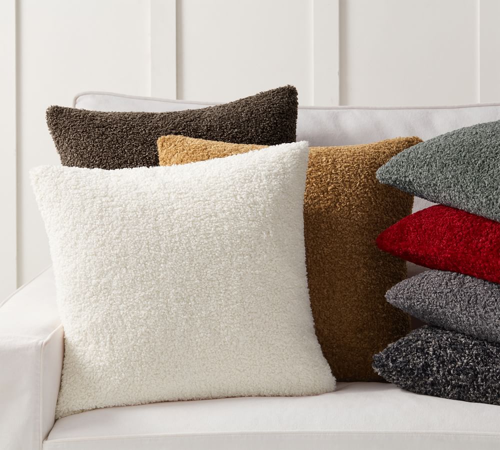 cozy teddy faux fur pillow covers