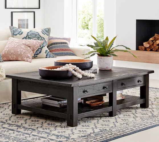 Benchwright 60 Rectangular Coffee Table Pottery Barn - Coffee Tables Pottery Barn