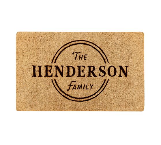 The Family Personalized Doormat