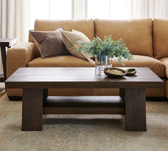 Madera 54 Rectangular Coffee Table Pottery Barn