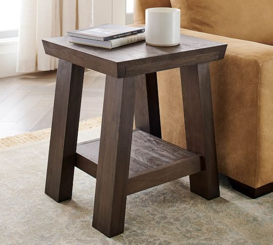 Madera 22 Square End Table Pottery Barn, Pottery Barn Sofa Side Tables
