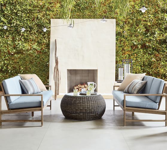 Indio Outdoor Sofa Pottery Barn