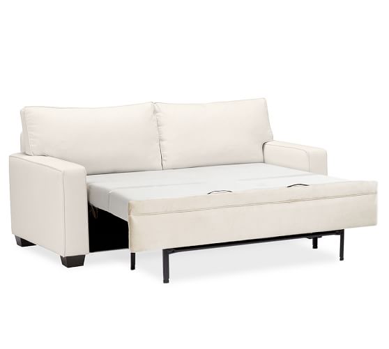 Pb Comfort Square Arm Upholstered, Deluxe Sleeper Sofa