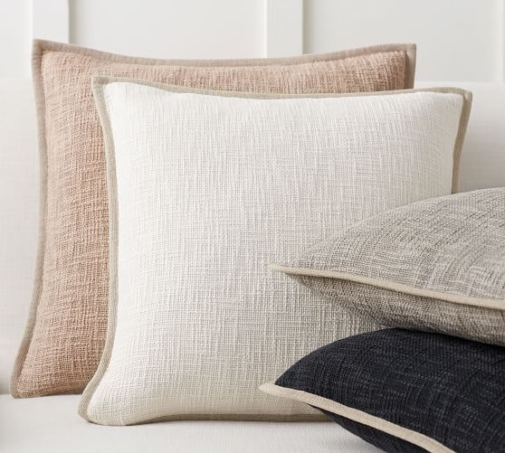 pottery barn bed pillows
