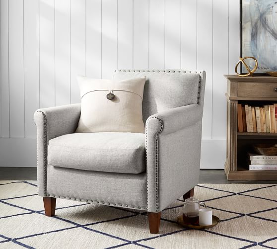 pottery barn living room chairs