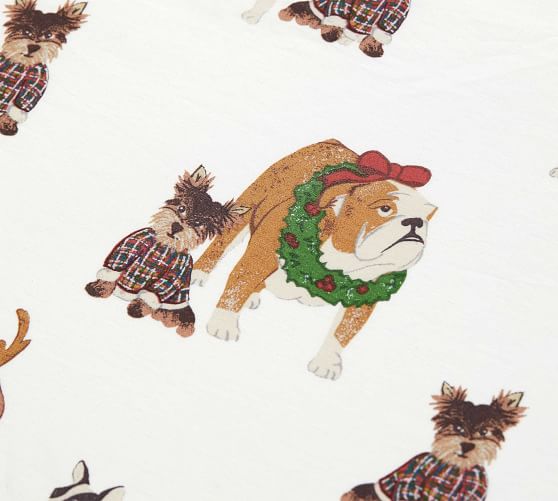 pottery barn dog sheets