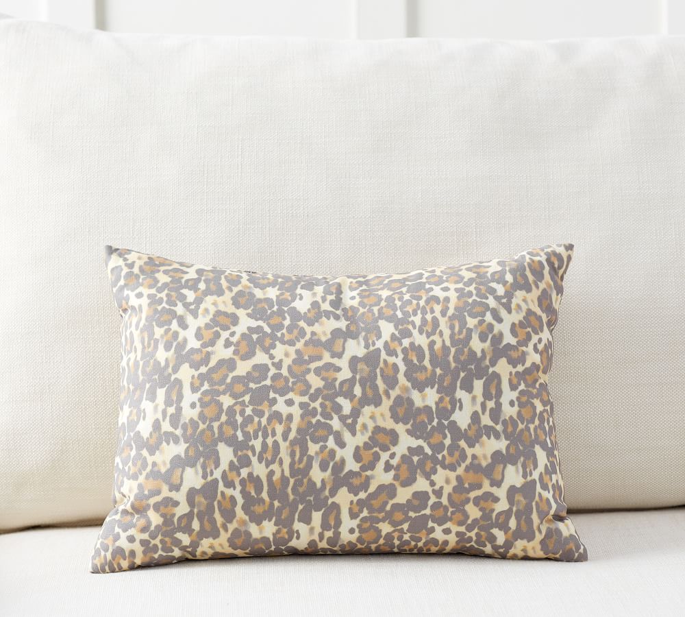 leopard print throw pillow