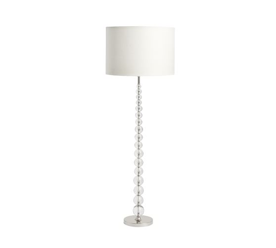 Stacked Crystal Floor Lamp Pottery Barn, Stacked Glass Globe Table Lamp