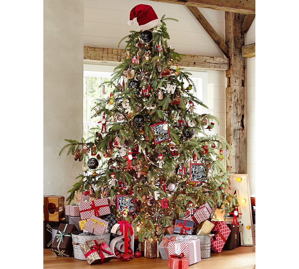 Santa Hat Tree Topper | Pottery Barn