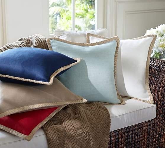 jute pillow covers