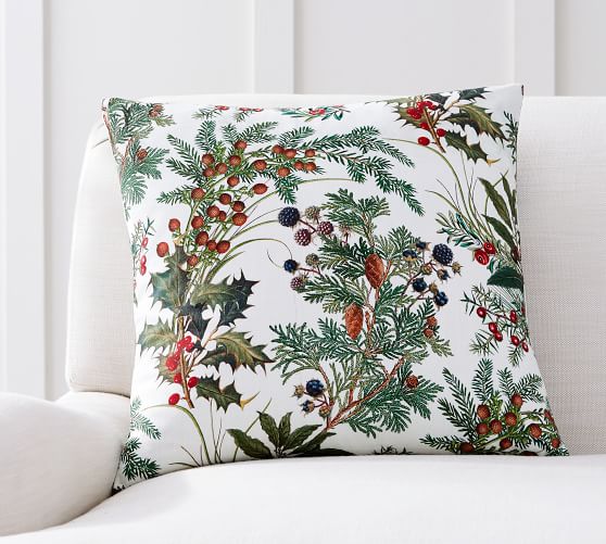 botanical throw pillows