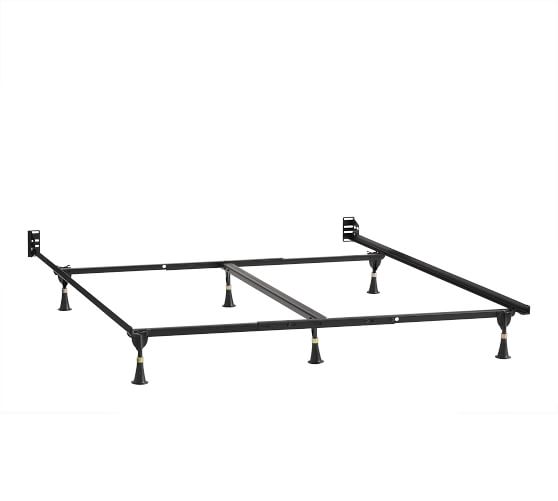 Metal Bed Frame Pottery Barn, Can I Put A Mattress On Metal Bed Frame