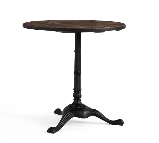 Rae Round Pedestal Bistro Dining Table, Round Pedestal Pub Table