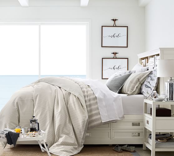 pottery barn whale sheets