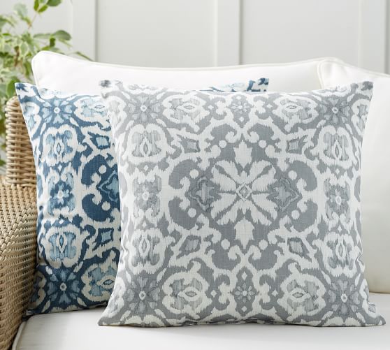 outdoor ikat pillows