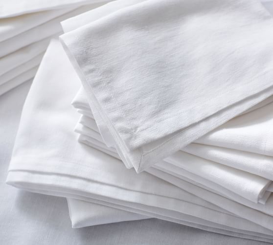 Details about / Pottery Barn Design Crew Basics Solid White Tablecloth NEW Cotton Linen Blend