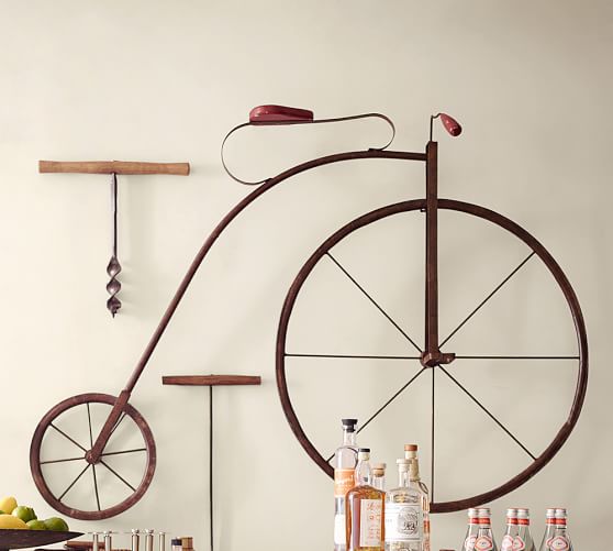 cycle art on wall