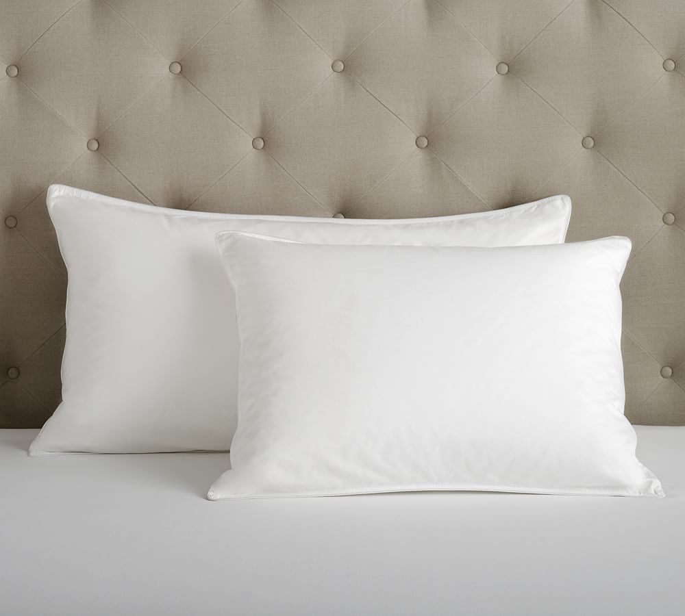 pottery barn bed pillows