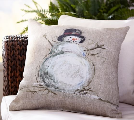 snowman pillows